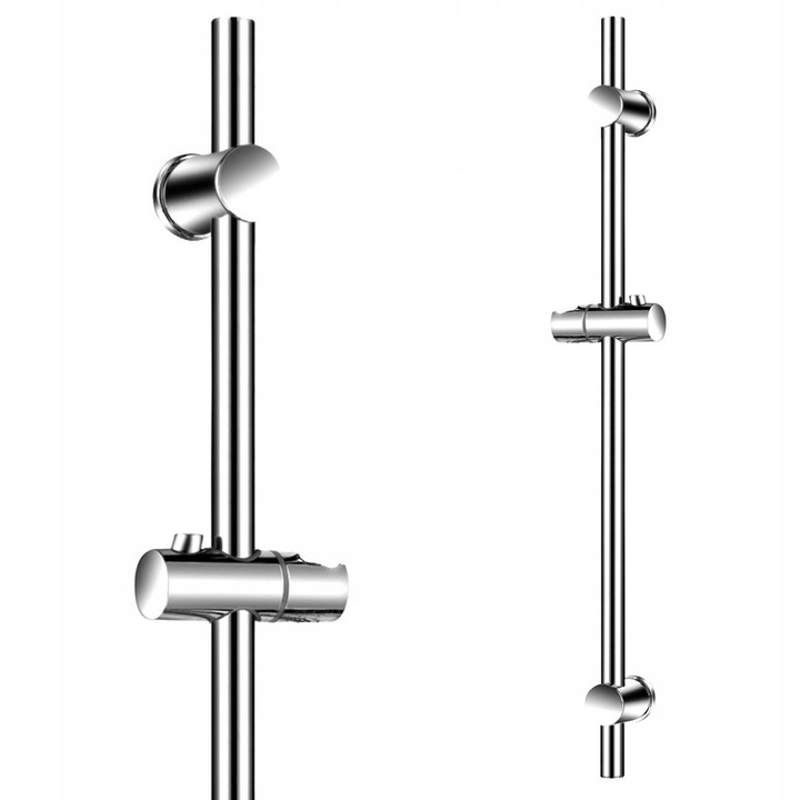 DRĄŻEK DO NATRYSKU PRYSZNICOWY NATRYSKOWY FI 25 CHROM z uchwytem przesuwnym