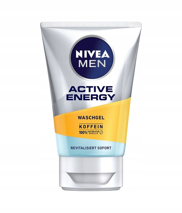 NIVEA MEN Active Energy Żel do mycia twarzy energetyzujący męski 100ml