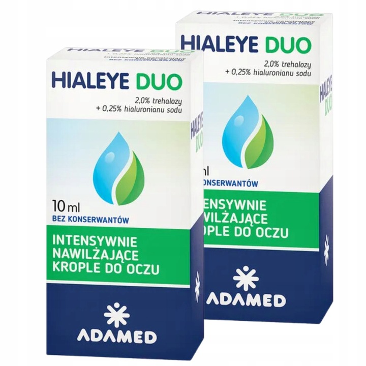 HIALEYE DUO Intensywnie nawilżające krople do oczu 10 ml