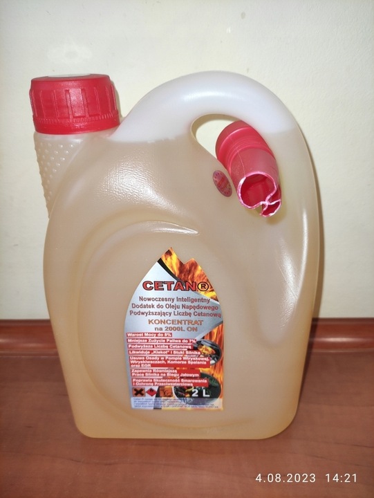 VERVA Koncentrat na 2000 Litry Oleju Napędowego = CETAN R