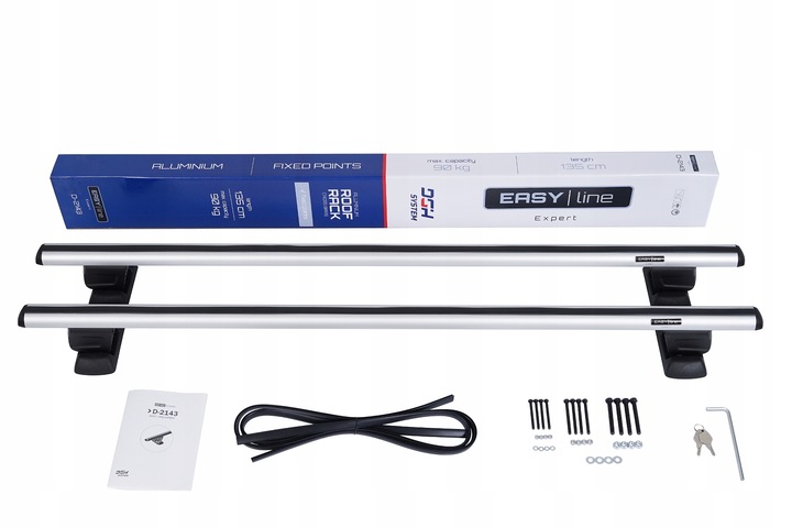 Bagażnik dachowy aluminiowy do Ford S-max MPV 2006-2015