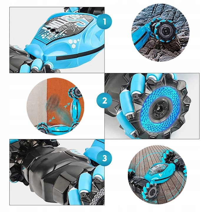 SAMOCHÓD RC DLA DZIECI RĘKĄ GESTAMI + PILOT 2 W 1 STEROWANIE