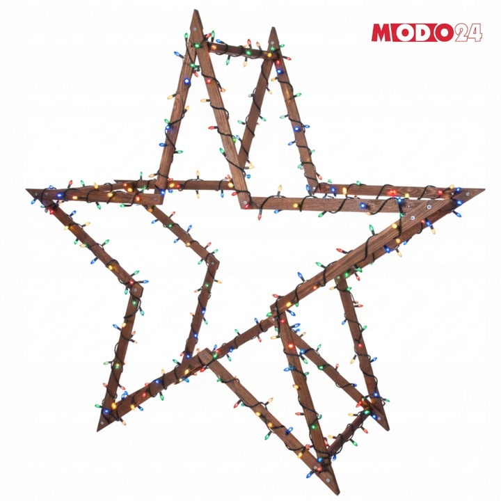 Gwiazda świąteczna 3D łatwe składanie ModoStar 189 cm drewniana IMPREGNAT