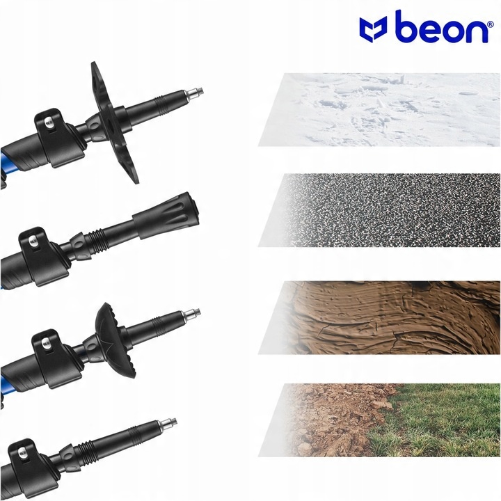 KIJE TREKKINGOWE KIJKI NORDIC WALKING BEON SMART