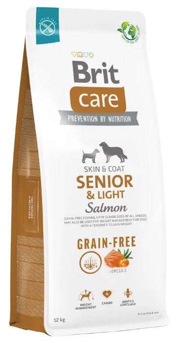 BRIT CARE Senior & Light Salmon 12kg
