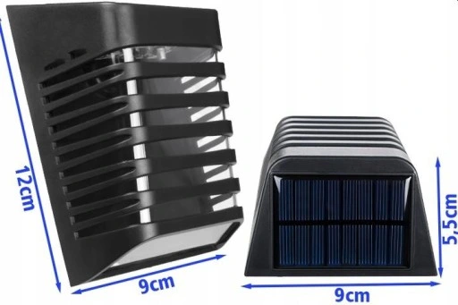 10x Lampka Solarna Elewacyjna LED z Czujnikiem
