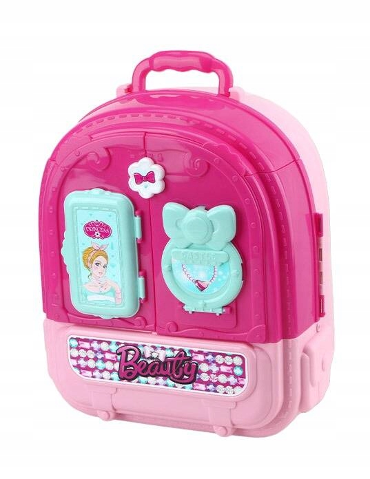 Lalka w Domku salon piękności dla dzieci toaletka 3w1 dla 3 4 5 6 7 latki