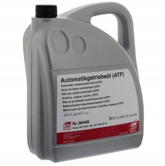 OLEJ AUTOMATYCZNEJ SKRZ.BIEG. ATF 5L 36449/FEB