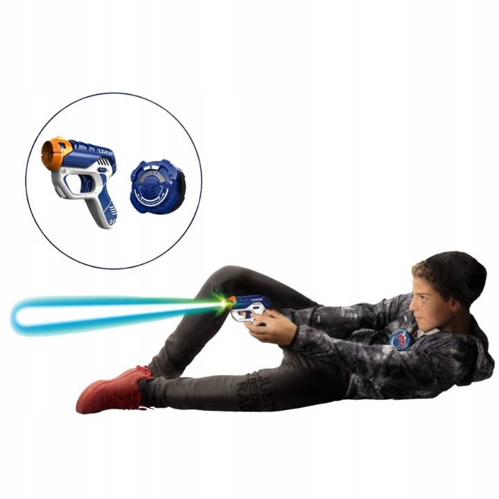 PISTOLET GLOCK CEL LASEROWY PAINTBALL PODCZERWIEŃ LASER TAG LAZER M.A.D.