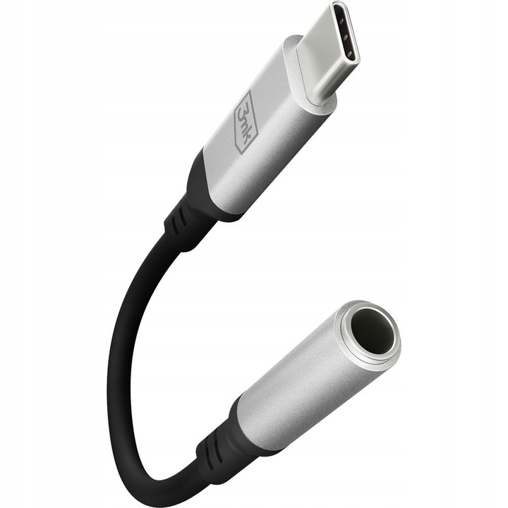 Adapter audio 3mk USB-C - Jack 3,5 mm typ żeński