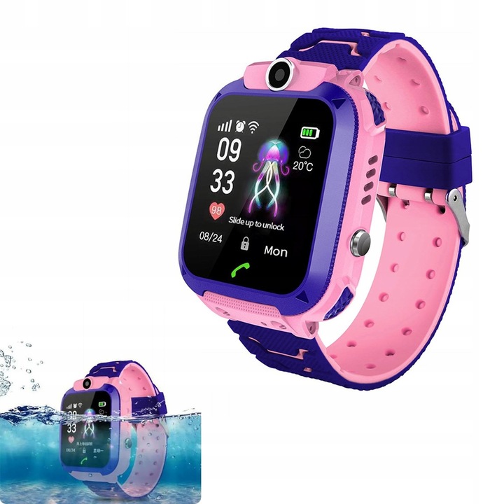 Wodoodporny zegarek dla dzieci z śledzeniem i funkcją głosową