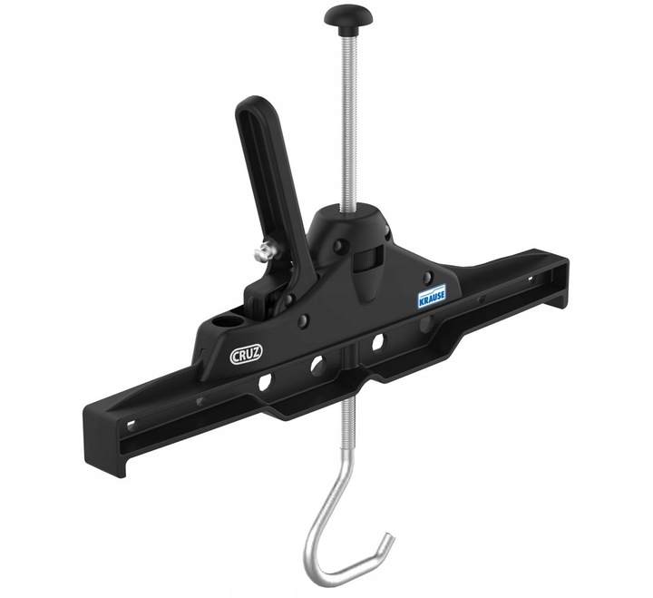 Zestaw uchwytów do mocowania drabin na bagażnikach dachowych samochodów