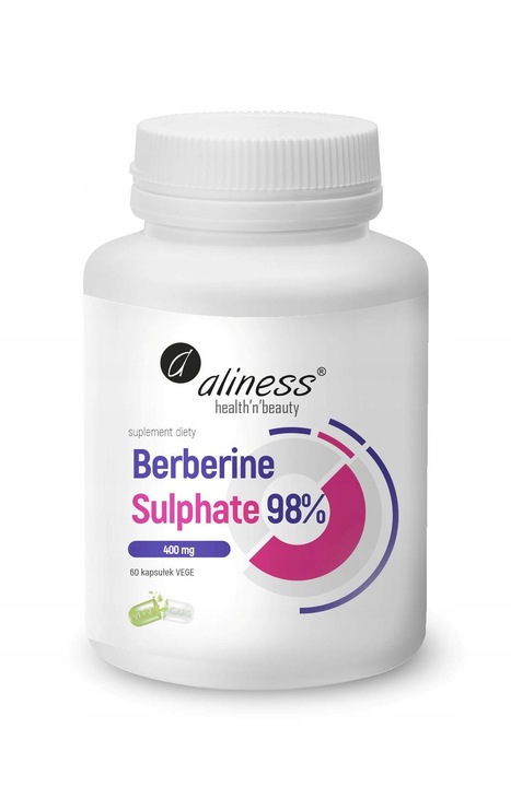 Aliness BERBERYNA siarczan 98% 400 mg 60 kaps
