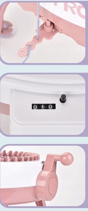 MASZYNA DZIEWIARSKA DO ROBIENIA NA DRUTACH WRZECIONO 48 IGIEŁ ZESTAW MŁYNEK