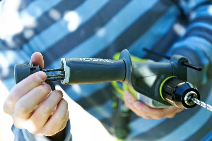 RYOBI ELEKTRYCZNA DWUBIEGOWA WIERTARKA UDAROWA 1200W RPD1200K + WALIZKA