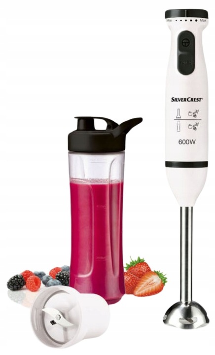 Blender ręczny Kubek 700ml do Smoothie Wielofunkcyjny SilverCrest MOC 600W