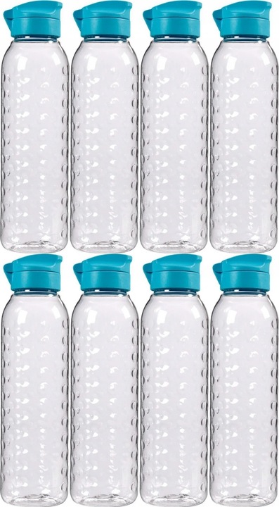 Butelka plastikowa Curver 750 ml przeźroczysta z bidonem x8