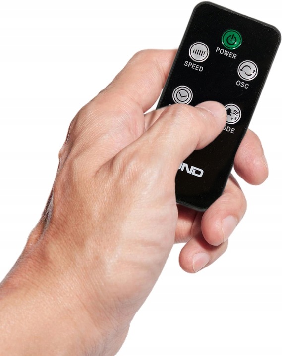 WENTYLATOR KOLUMNOWY LUND 95,5CM 50W WIATRAK PODŁOGOWY STOJĄCY LED +PILOT