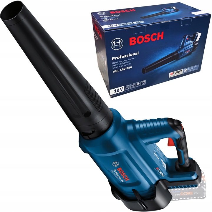 DMUCHAWA DO LIŚCI Bosch AKUMULATOROWA GBL 18V-750 MOCNA BiTurbo !