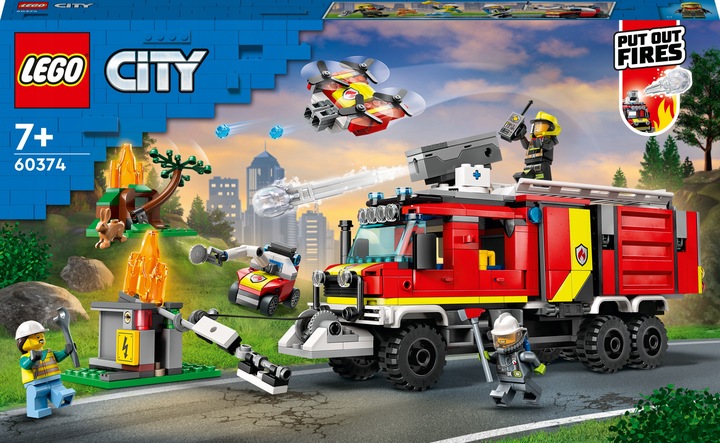LEGO CITY Terenowy pojazd straży pożarnej 60374