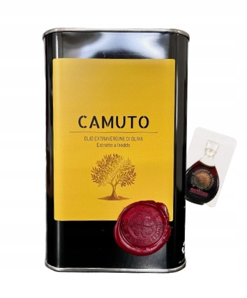 Oliwa z oliwek Extra Virgin 1L Włoska z Sycylii - ETNA CAMUTO świeża 0,15%