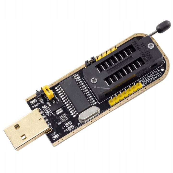 Mega zestaw programator EEPROM i Flash na CH341A pamięci serii 24 25 93 95