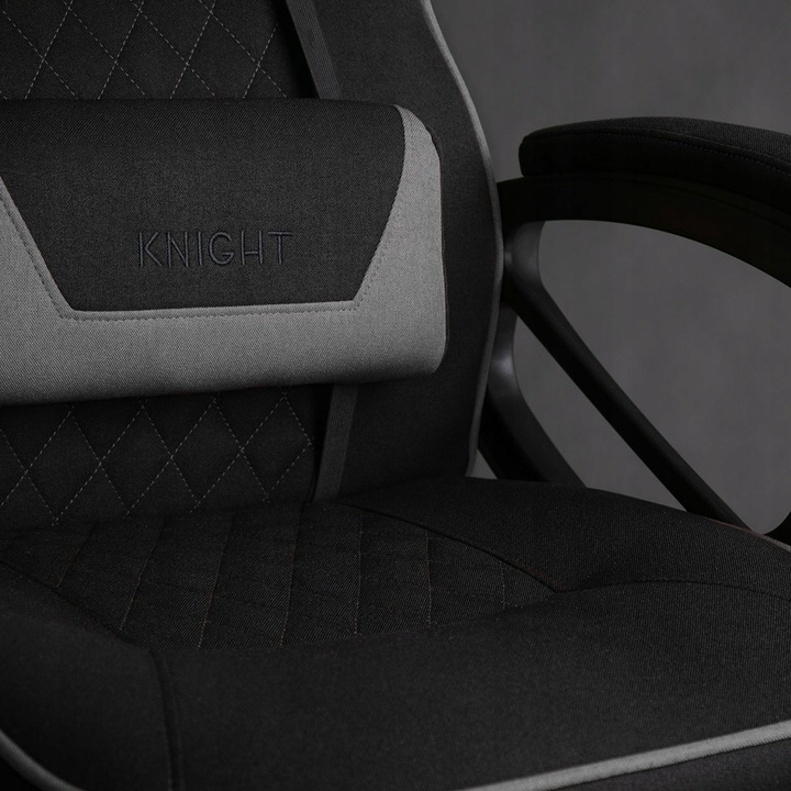 Fotel gamingowy biurowy Knight materiałowy SENSE7