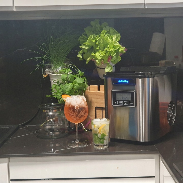 KOSTKARKA DO LODU MASZYNA DO KOSTEK DYSTRYBUTOR SZUFELKA KUBEK TERMICZNY