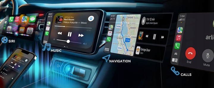 Bezprzewodowy Adapter Mini USB CarPlay do iPhone iOS