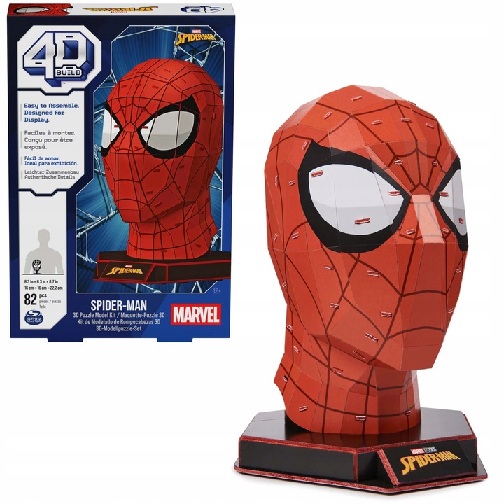 SPIDERMAN MARVEL PUZZLE 3D FIGURKA SUPERBOHATER SPIN MASTER