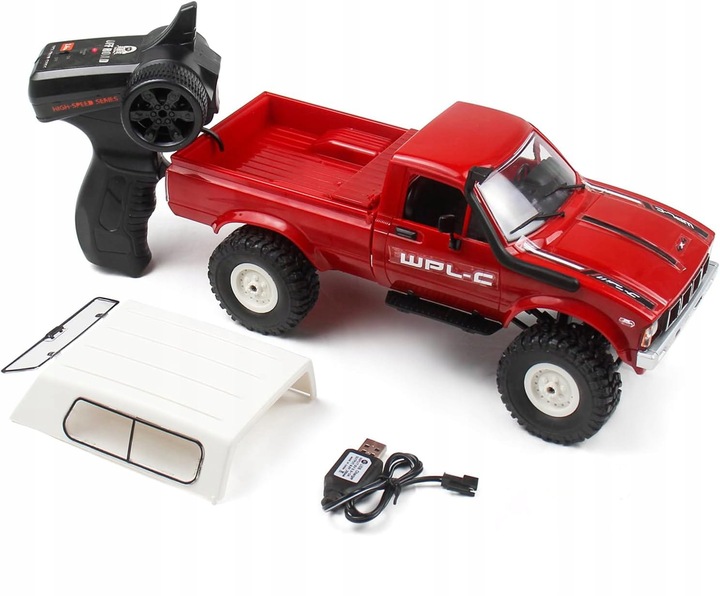 SAMOCHÓD STEROWANY C-24 Auto RC TERENOWY 4x4 DUŻY