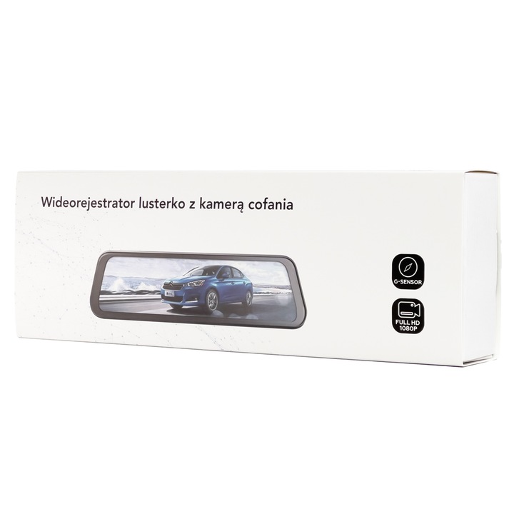 WIDEOREJESTRATOR SAMOCHODOWY LUSTERKO Full HD G SENSOR KAMERA COFANIA