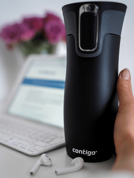 Kubek termiczny Contigo West Loop 2.0 470ml - czarny mat