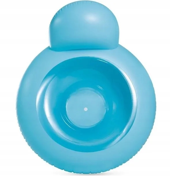 MATERAC DMUCHANY FOTEL DUŻY 137x122 cm DO PŁYWANIA WODY INTEX 58889