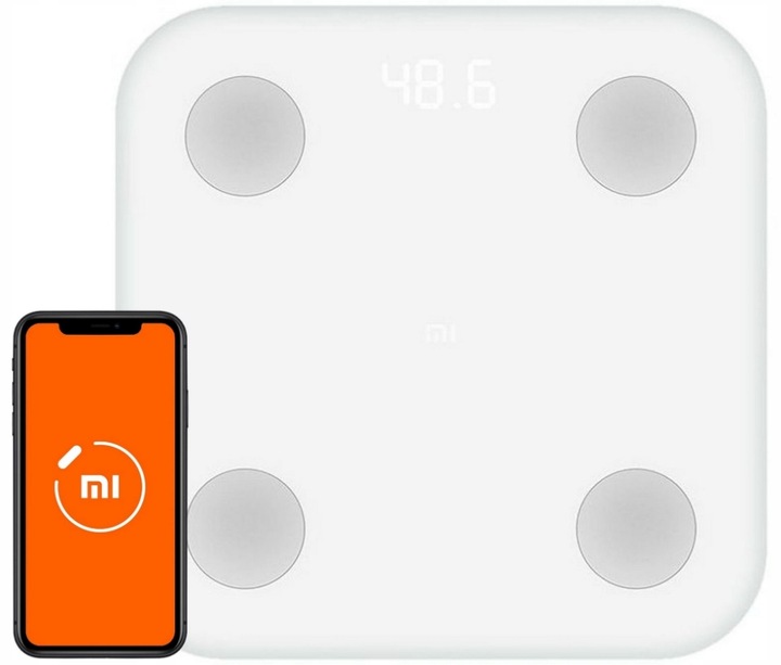 WAGA ŁAZIENKOWA XIAOMI MI COMPOSITION SCALE 2 WSKAŹNIK BMI ANALITYCZNA