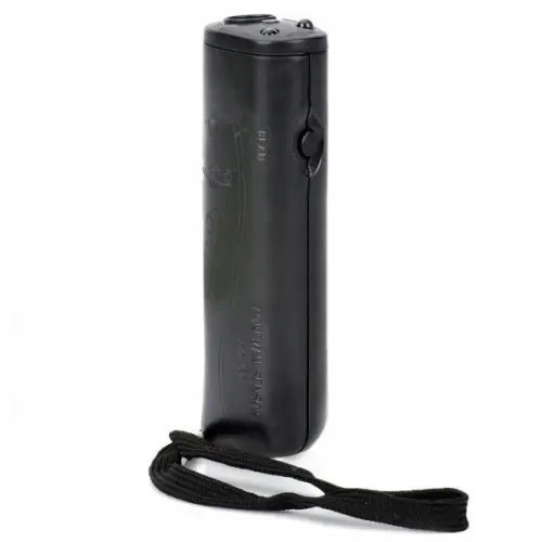 ODSTRASZACZ PSÓW ULTRADŹWIĘKOWY TRESER LATARKA 3W1 150 db + Bateria 9V