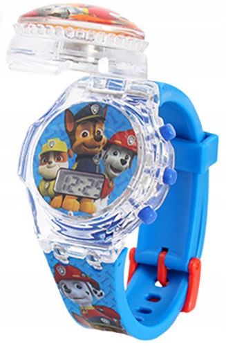 zegarek dziecięcy OBROTOWY dla chłopca PSI PATROL chase + MUZYKA + ŚWIATŁO