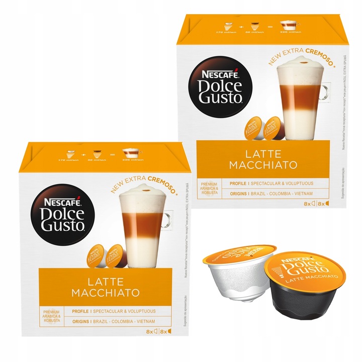 Kapsułki NESCAFE DOLCE GUSTO LATTE MACCHIATO 2x16