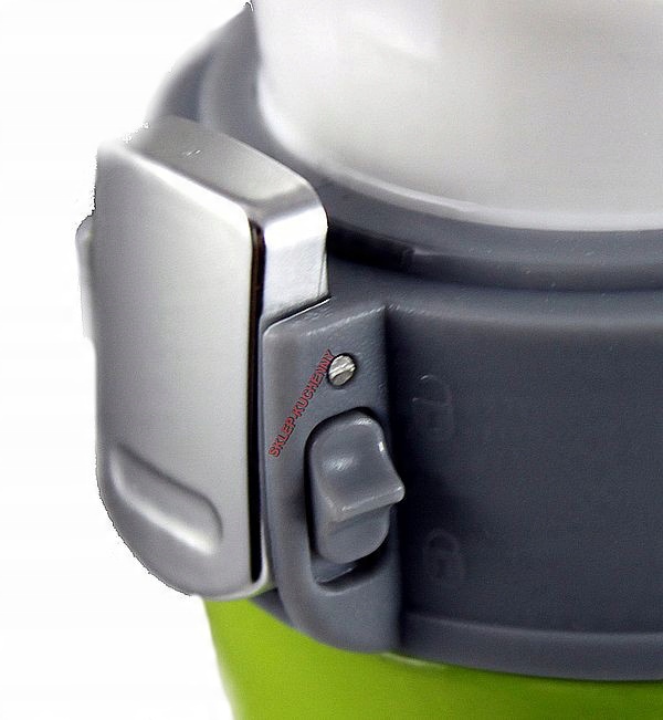 Elegancki Niebieski KUBEK TERMICZNY 450ml TERMOS Stalowy Bidon Maestro Blue