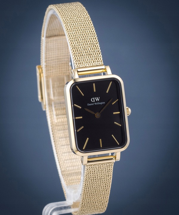 Zegarek damski Daniel Wellington Quadro Pressed Evergold 20 DW-DW00100557