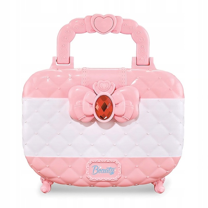 KUFEREK KOSMETYKÓW ZESTAW DO MAKIJAŻU I PAZNOKCI MAKEUP DLA DZIECI PREZENT