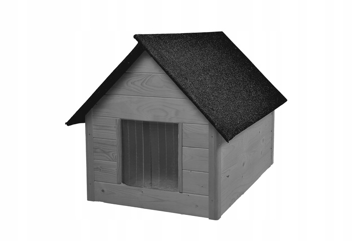Buda dla Psa Ocieplana Dwuspadowy Dach wym zewn 101 x 69 x 70 CM