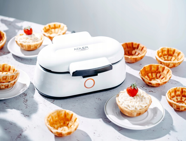 Wypiekacz do miseczek waflowych Adler AD3062 1400W Nieprzywierająca powłoka