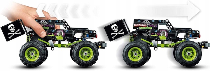 LEGO TECHNICS 42118 MONSTER JAM GRAVE DIGGER TRUCK