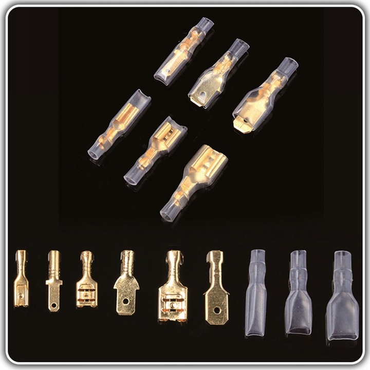 ZACISKARKA PRASKA KONEKTORÓW ZESTAW SAMOCHODOWYCH + 450 SZT KONEKTORÓW