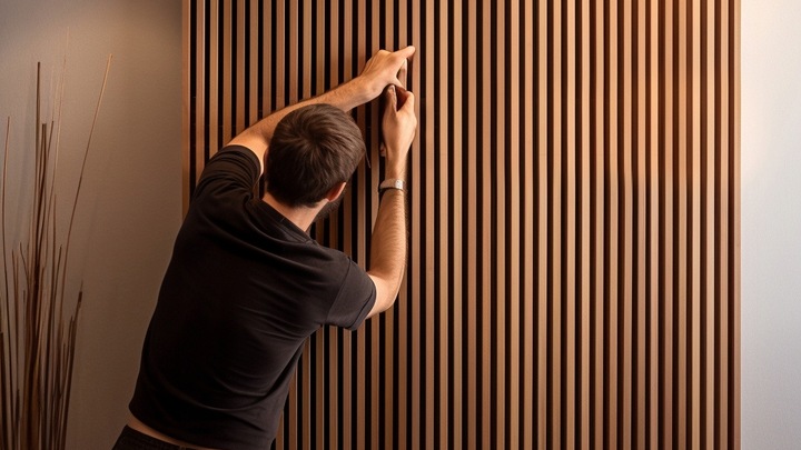 LAMELE NA FILCU 46x275 ŚCIENNE PANEL AKUSTYCZNE DĄB NATURALNY WOTAN INNE