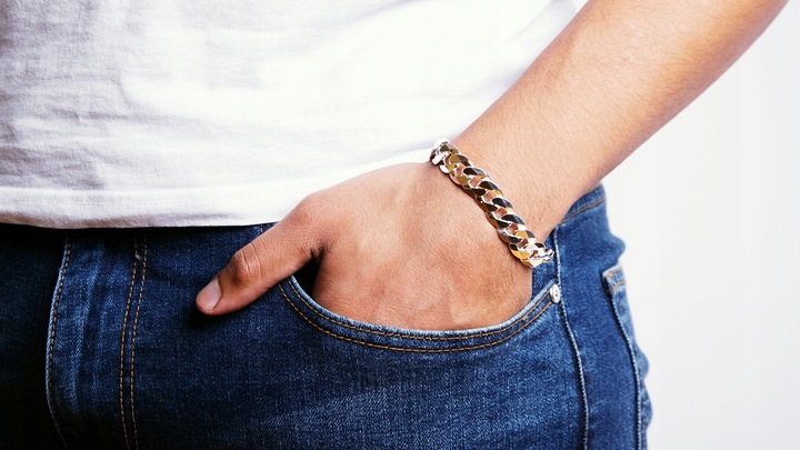 BRANSOLETKA SREBRNA MĘSKA PEŁNA PANCERKA 11 mm + GRAWER GRATIS SREBRO 925