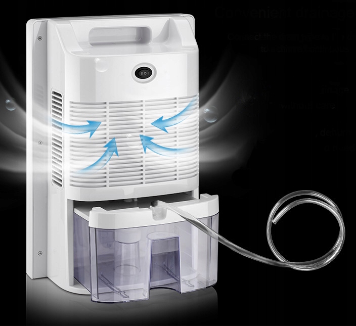 MOCNY OSUSZACZ POWIETRZA 90W Pochłaniacz Wilgoci do domu łazienki + PILOT