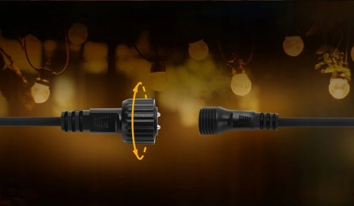 GIRLANDA LAMPKI SIECIOWE SZNUR 8M 10Żar na TARAS L