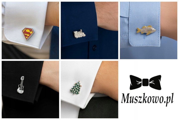 Spinki do mankietów DLA MUZYKA KLUCZ WIOLINOWY